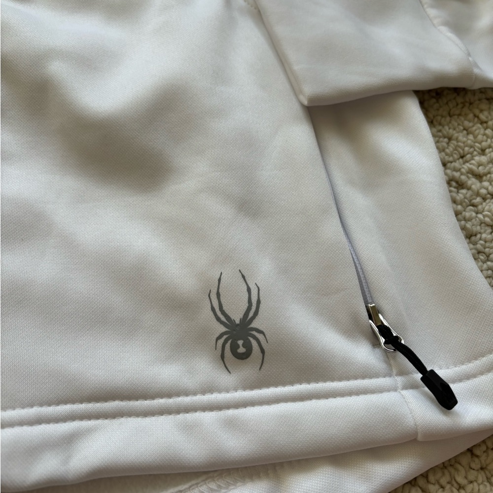 NWT. Spyder fleece lined hoodie base layer. Size small. - Picture 5 of 5